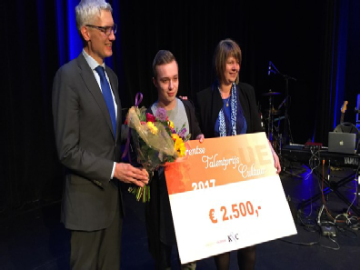 Drentse talent prijs Cultuur muziekschool Hidding.