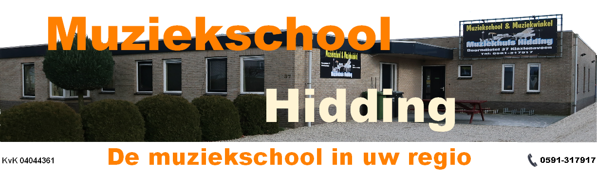 Routebeschrijving muziekschool Hidding de leukste muziekschool in uw regio.